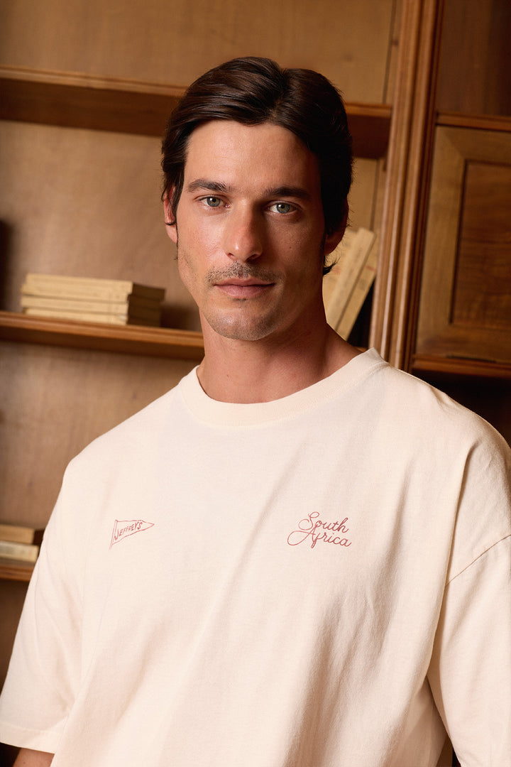 Camiseta Jeffreys House Blanco Roto