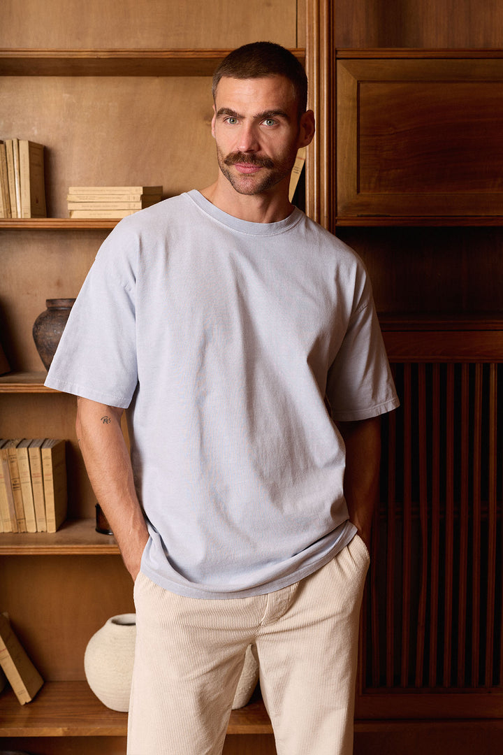 Camiseta Lisa Azul Celeste