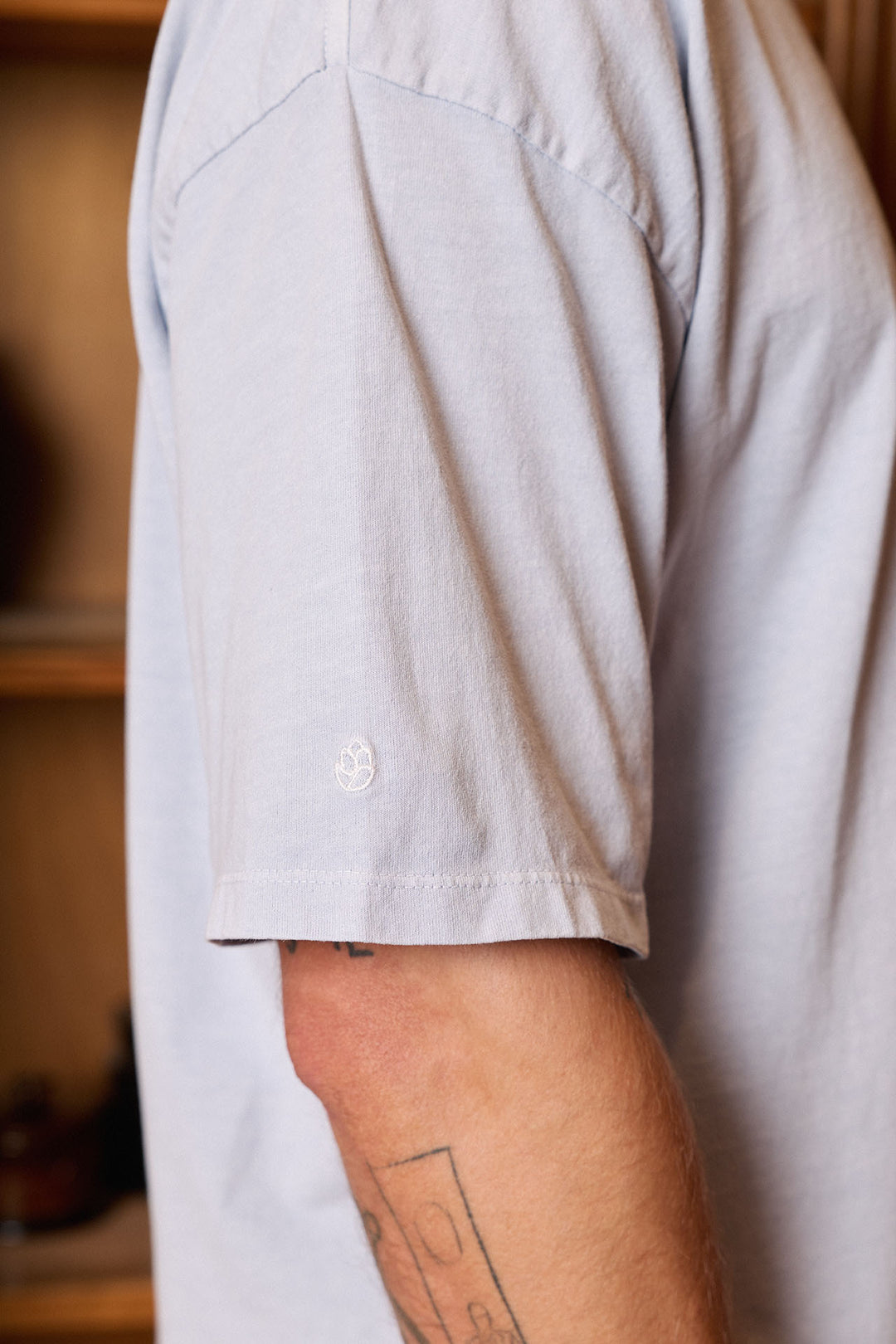 Camiseta Lisa Azul Celeste