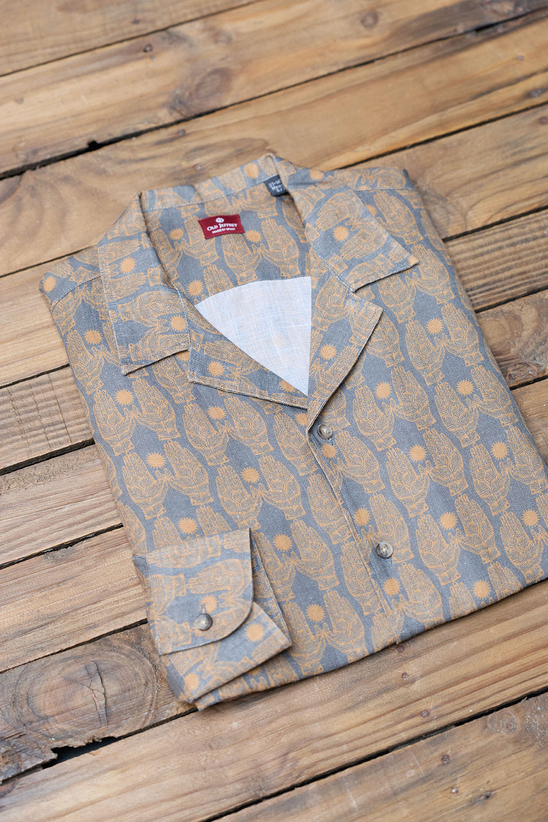 Hawaiana Lino Dore Gris