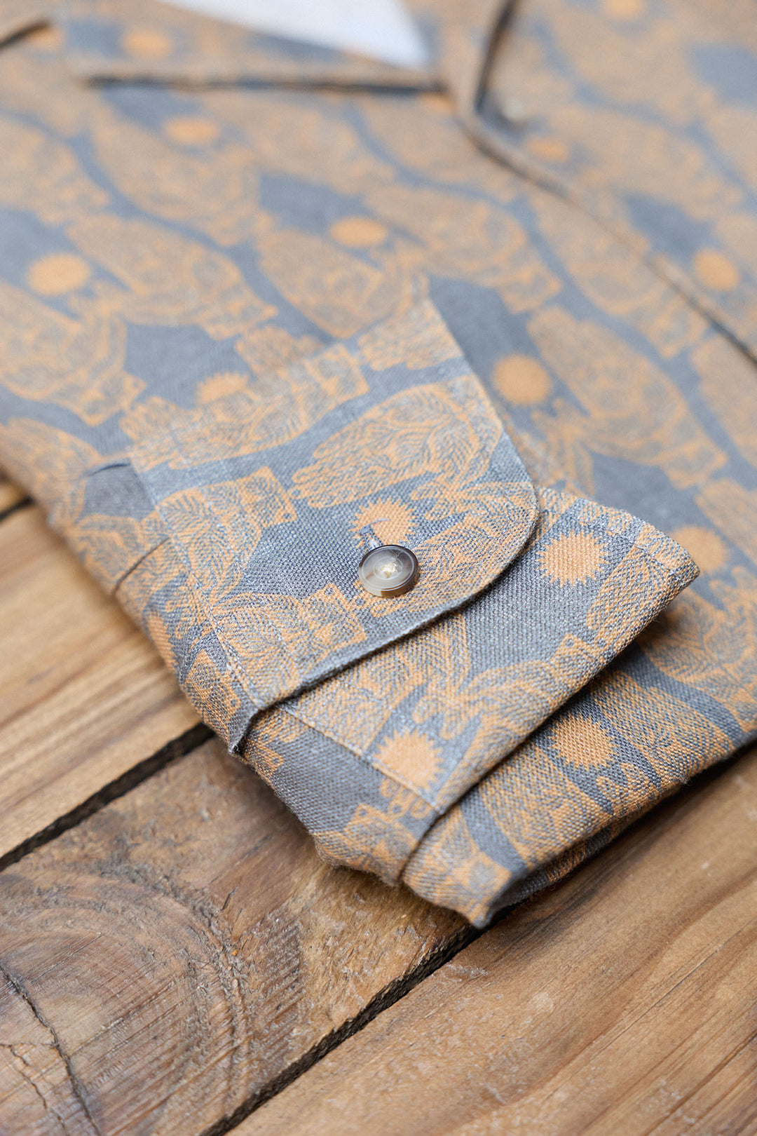 Hawaiana Lino Dore Gris