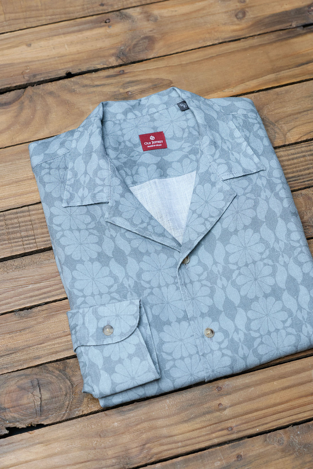 Hawaiian Linen Flowers Blue