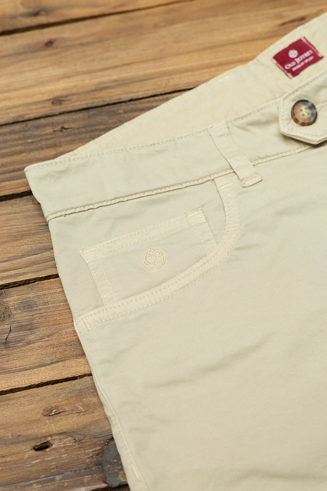 5 Pocket Cotton Trousers Sand