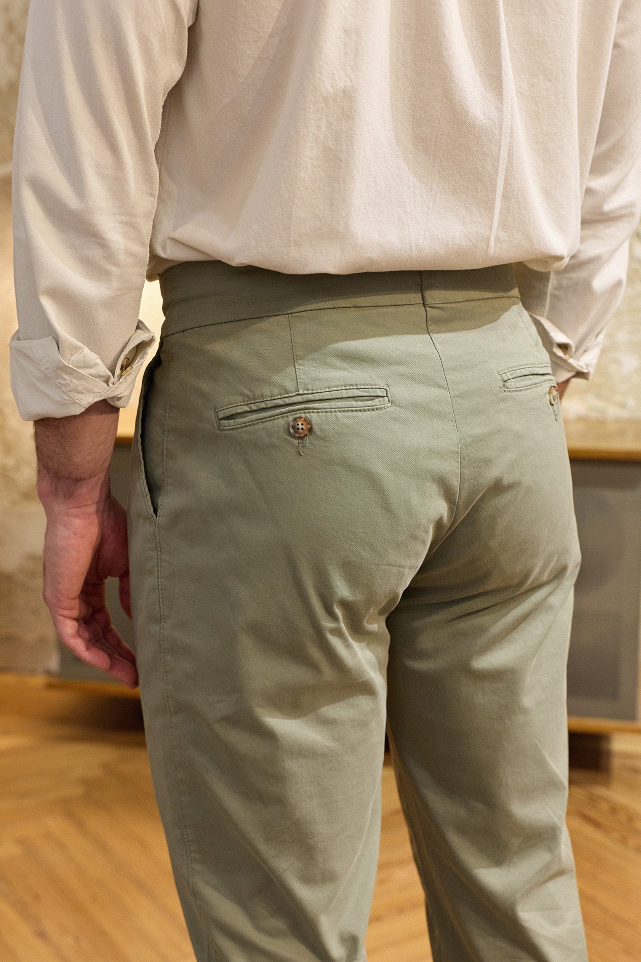 Eucalyptus Cotton Gurkha Trousers – Old Jeffrey