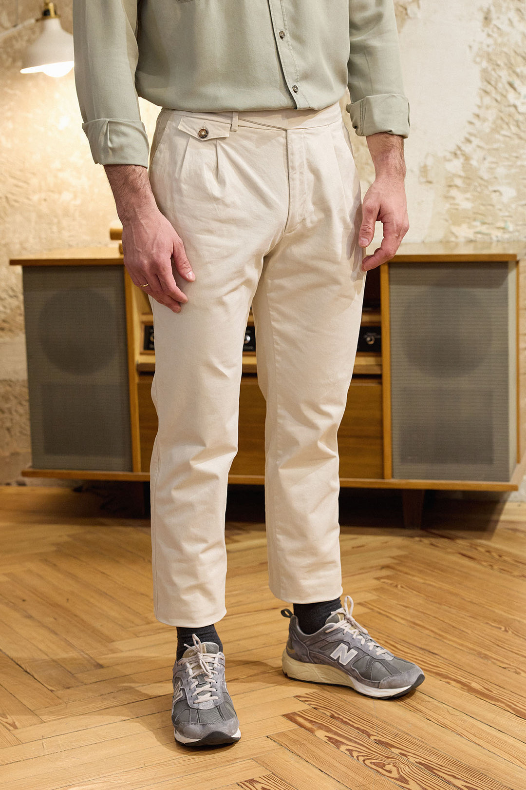 Pantalón Gurkha de Algodón Hielo