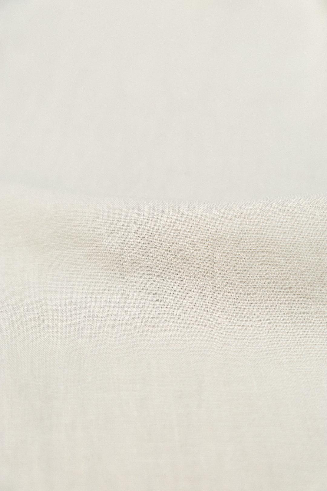 Linen Pants with Drawstring Waist in Off-White