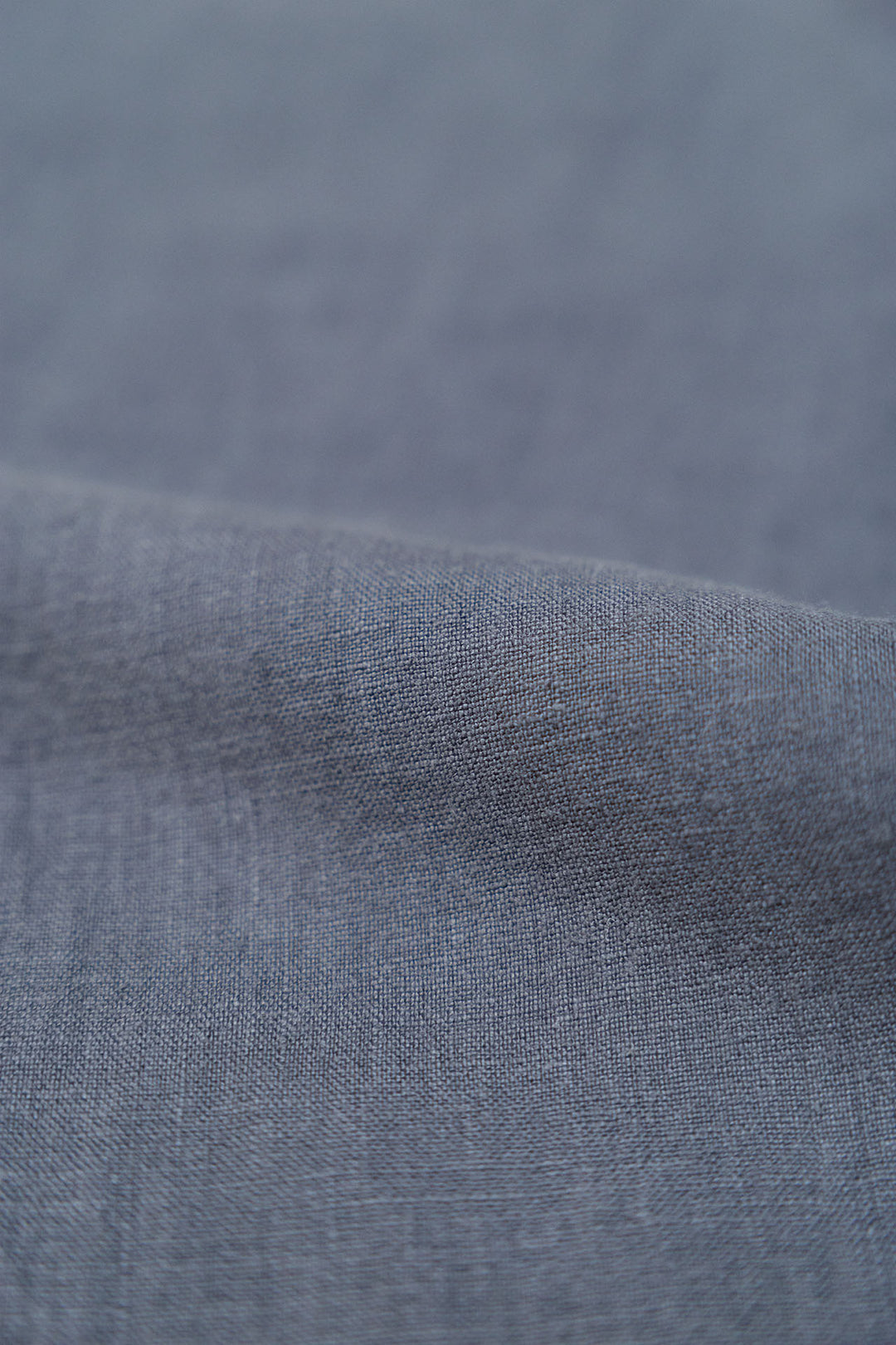 Linen Pants with Drawstring Waist in Navy Blue 