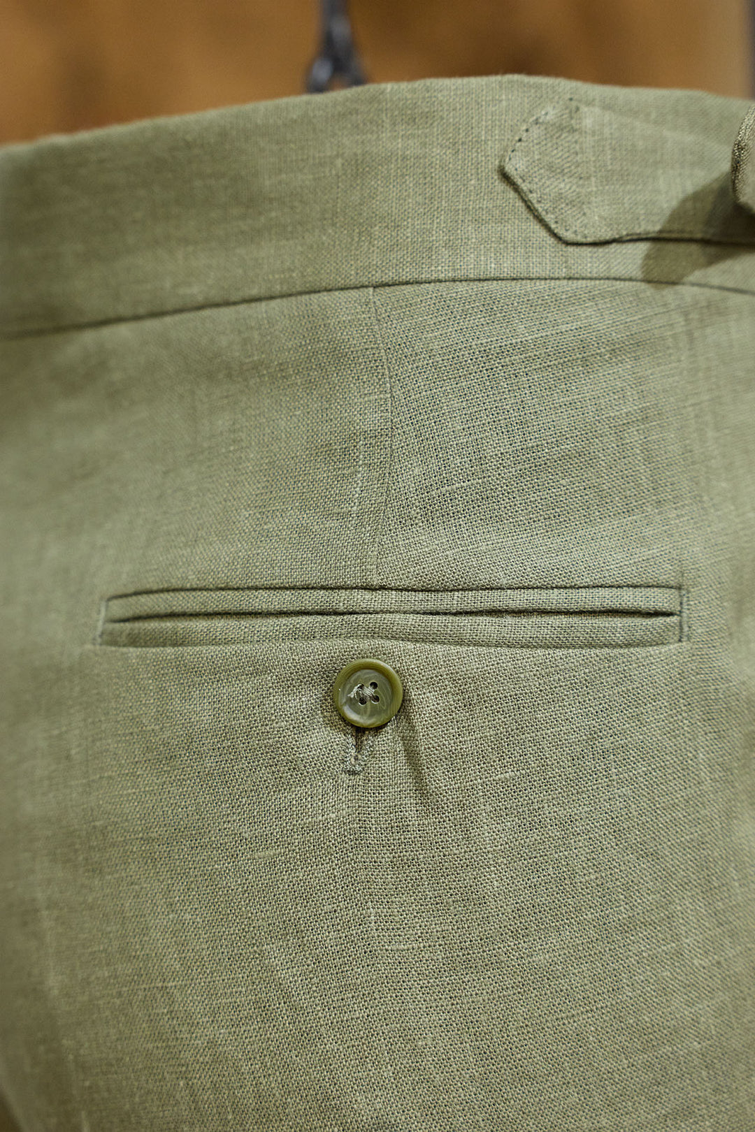 Pantalón Lino Verde