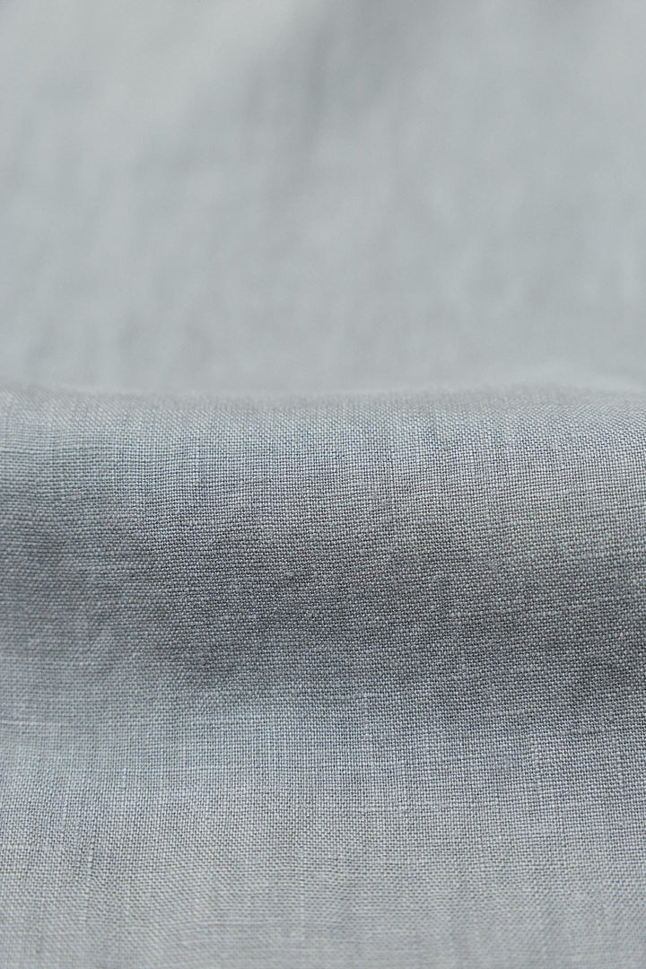 Tailored Trousers in Anthracite Grey Linen