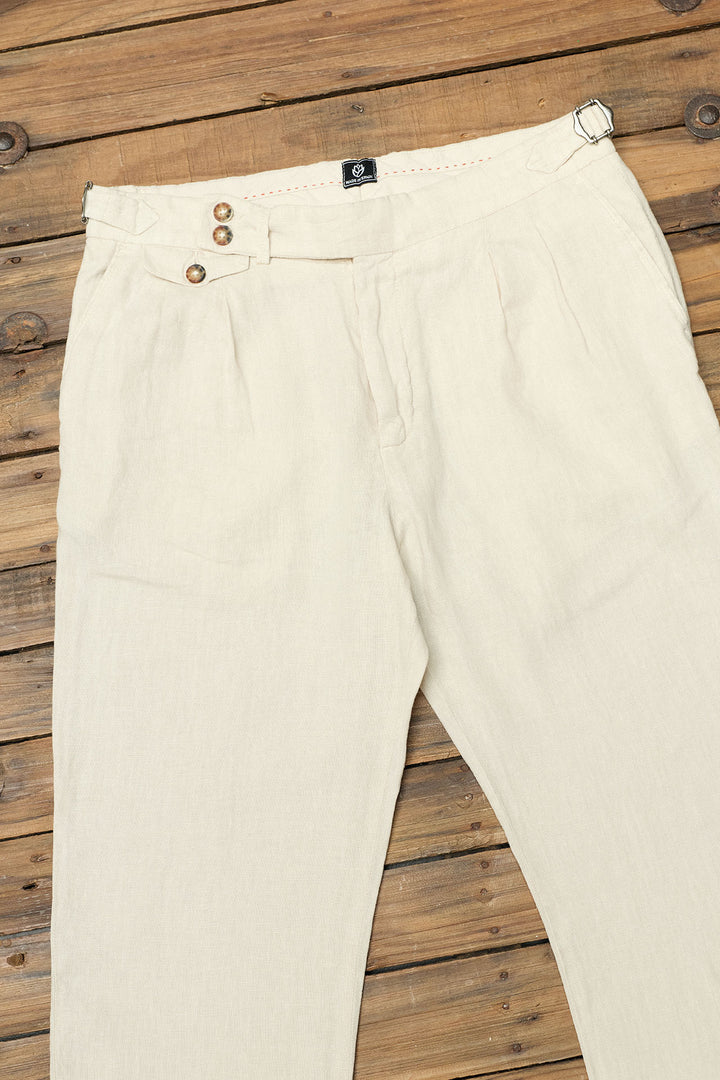 Pantalón Sartorial Lino Hielo