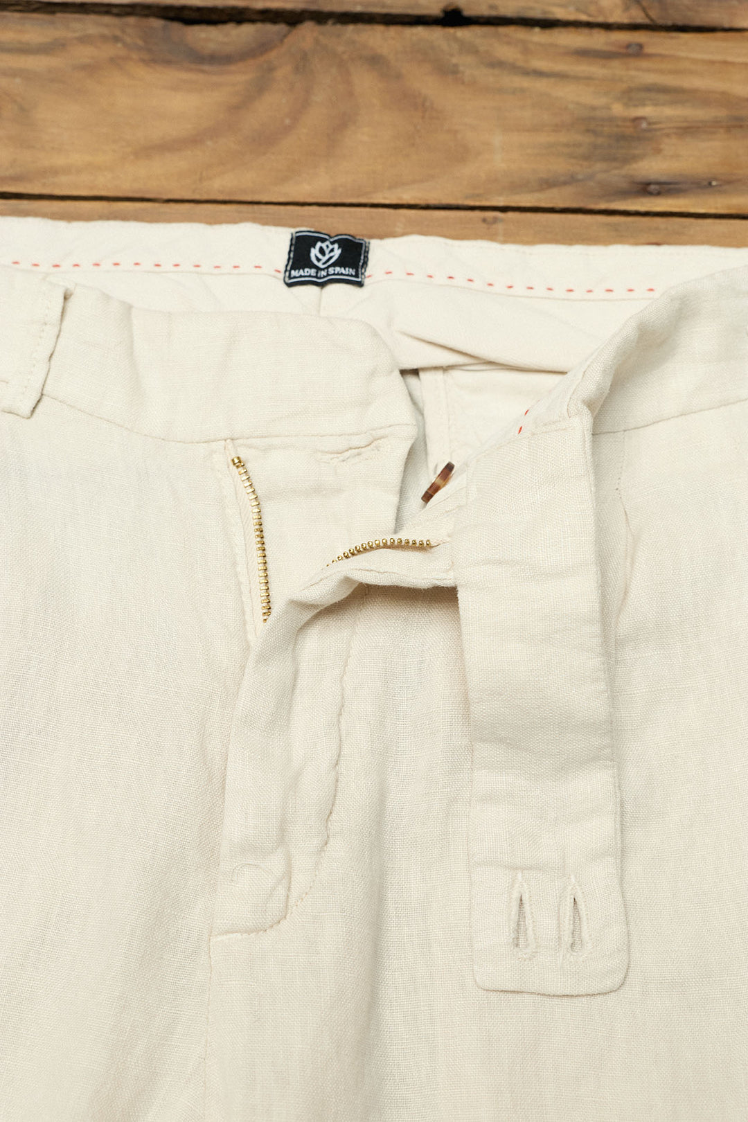 Pantalón Sartorial Lino Hielo
