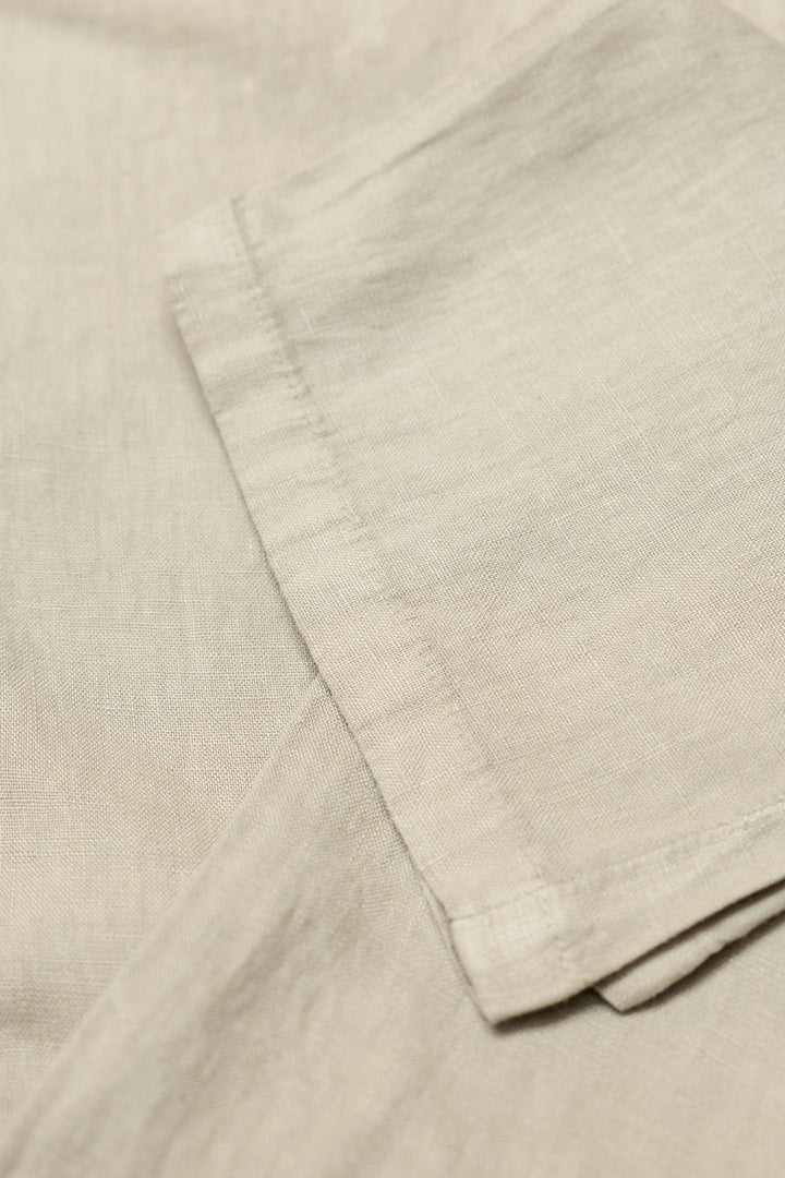Tailored Trousers in Toasted Linen