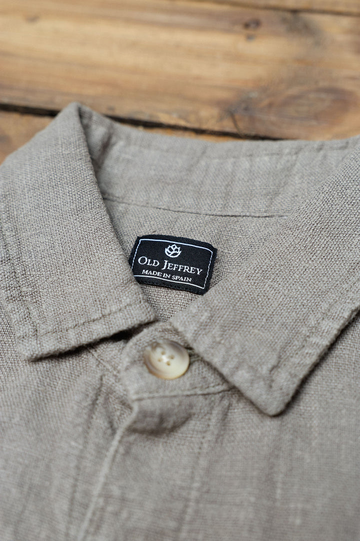 Sobrecamisa Fletcher Lino Marrón