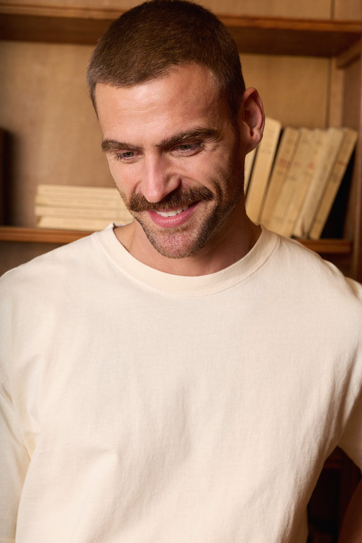 Camiseta Lisa Blanco Roto