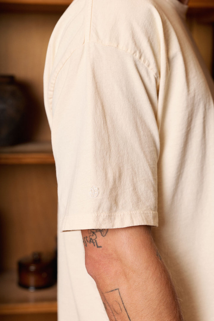 Camiseta Lisa Blanco Roto