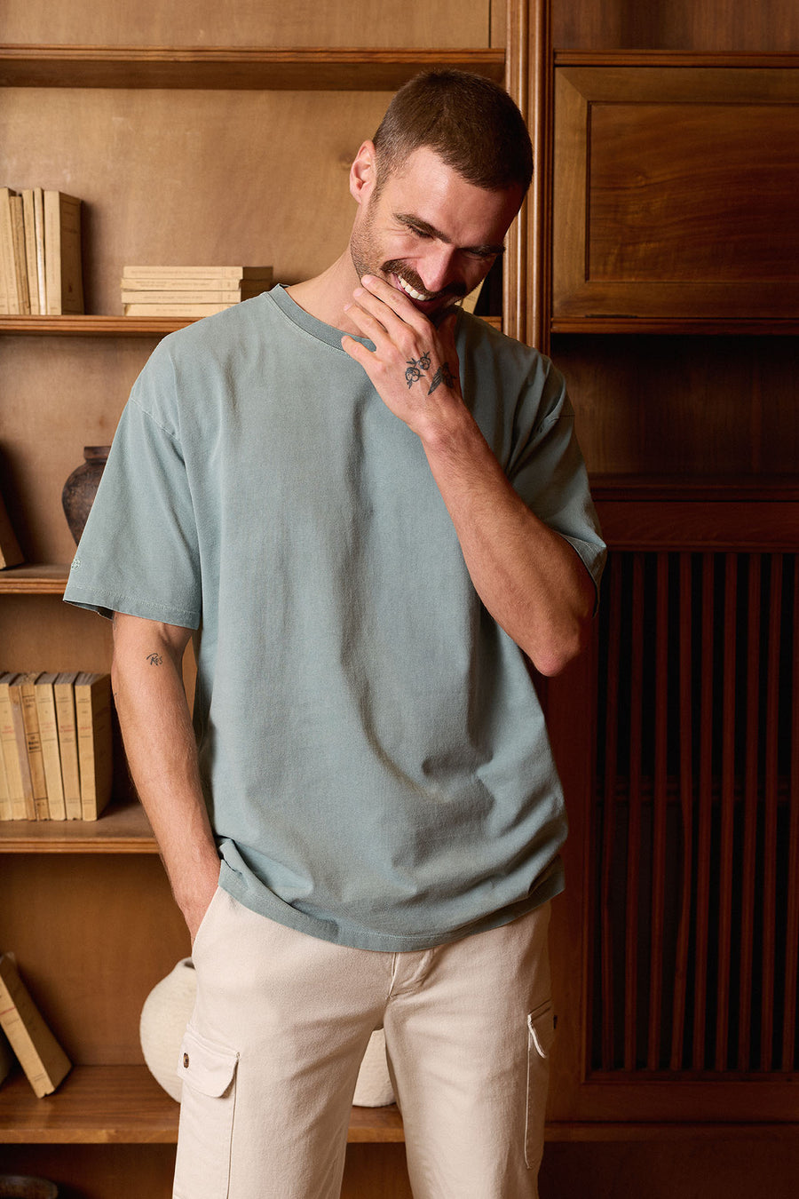 Shaka Plain Green T-shirt