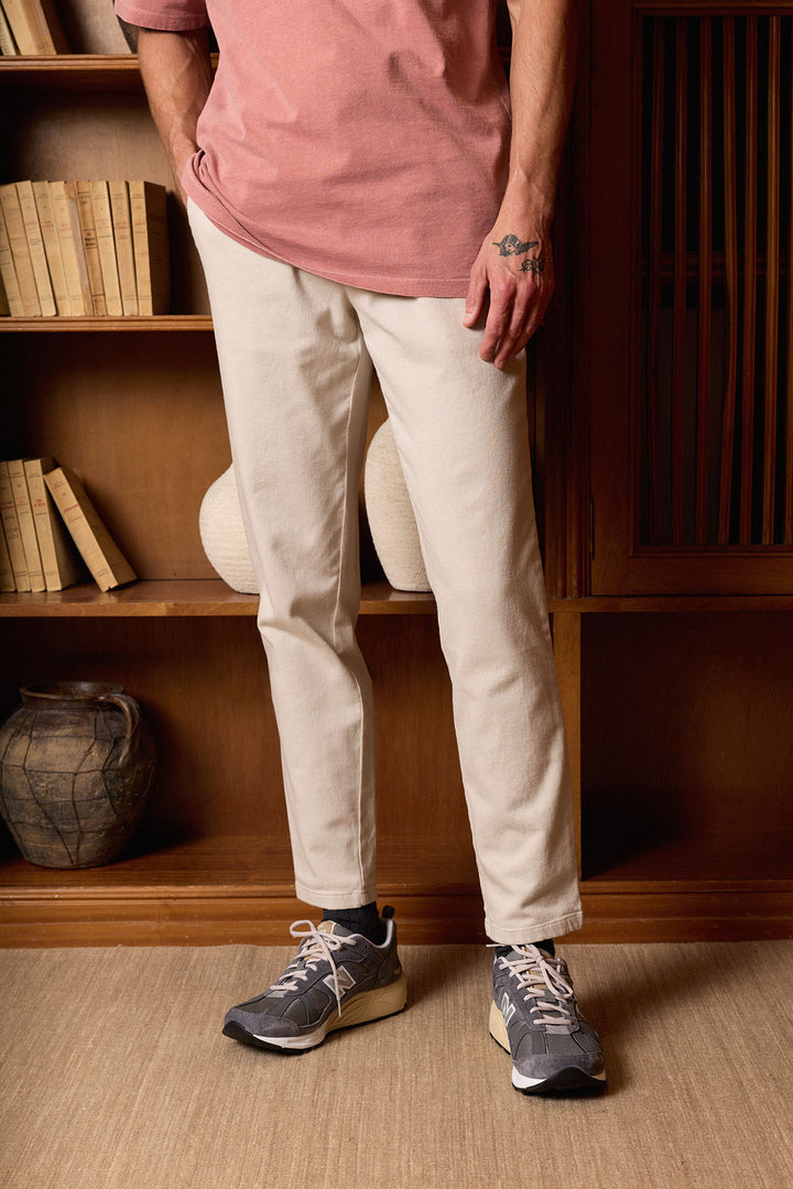 Pantalón Cintura Goma Algodón Hielo