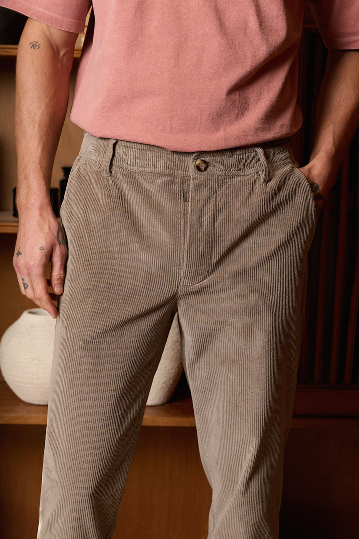 Pantalón Pana Cintura Goma Topo