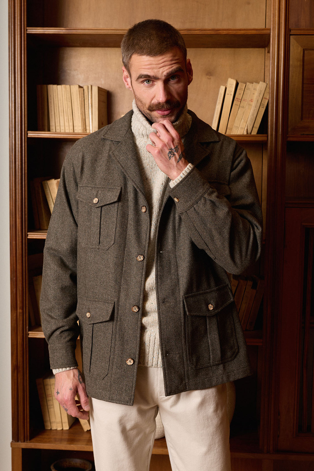 Sobrecamisa Espiga Verde