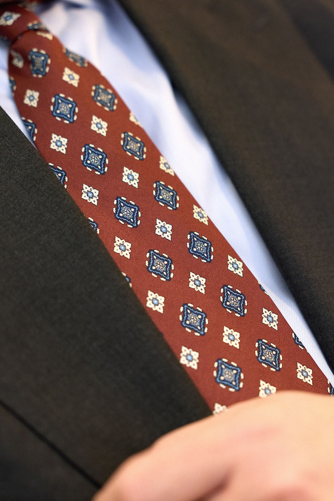 Traje MTM 2 Piezas  Loro Piana Tasmanian Super 170s Gris Plomo