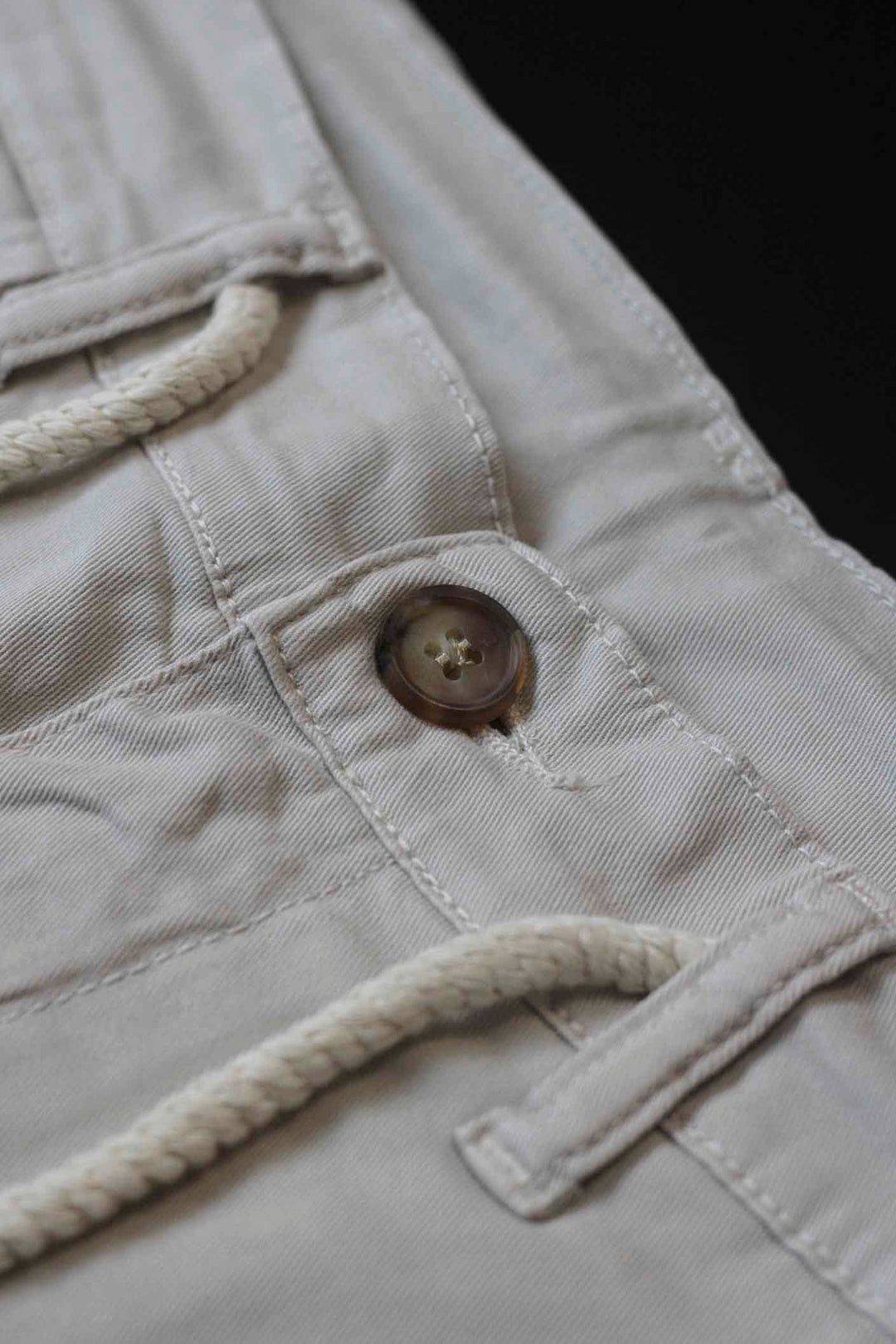 Ice Stone Chinos With Drawstring and Watchmaker Pocket