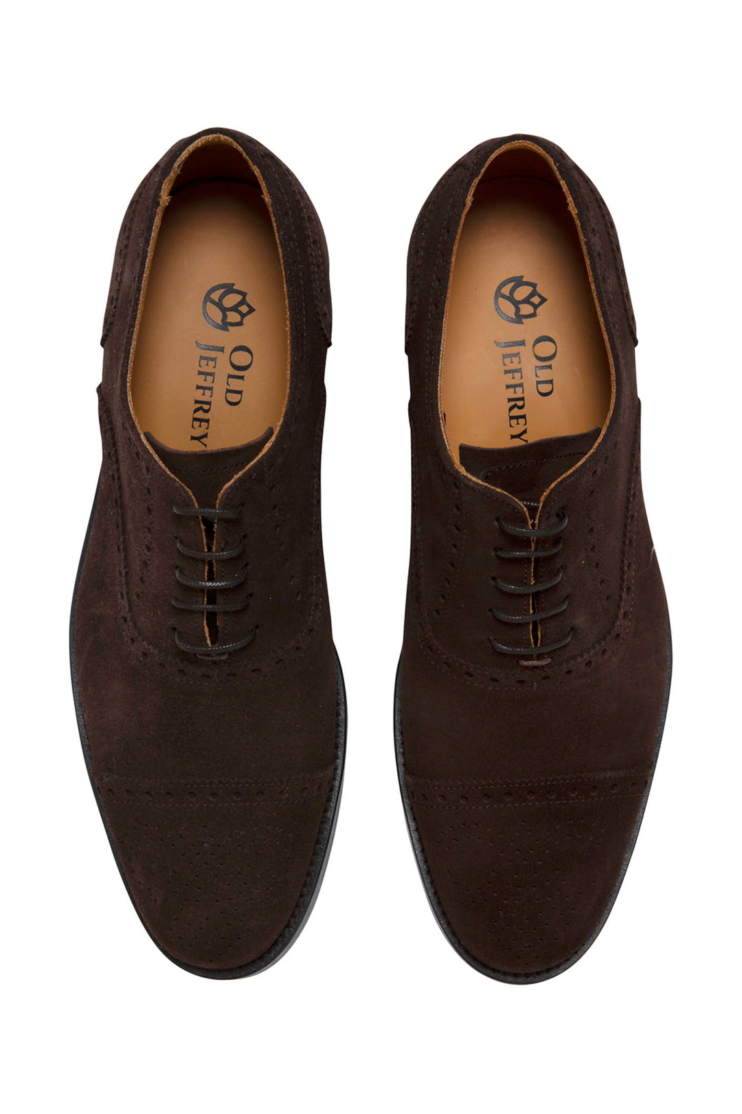 Brocade Brown Suede Oxford Shoe