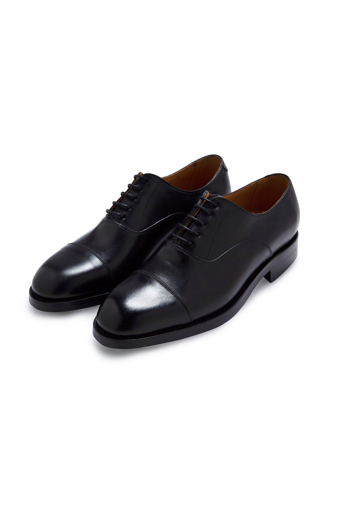 Black Boxcalf Leather Oxford Shoe