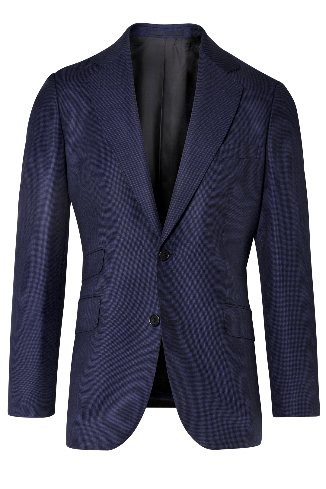 100 Piece Blue Partridge's Eye 2% Wool Half Canvas Suit